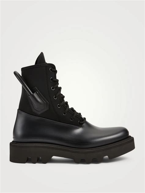 givenchy combat rain boots|givenchy sandals.